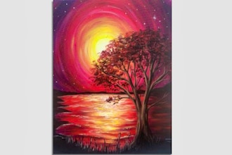 Paint Nite: Crimson Sunset